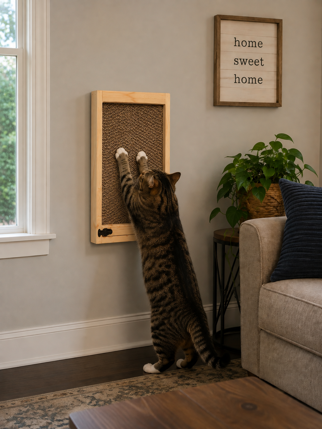Happy Scratcher Stretch & Scratch Cat Scratcher